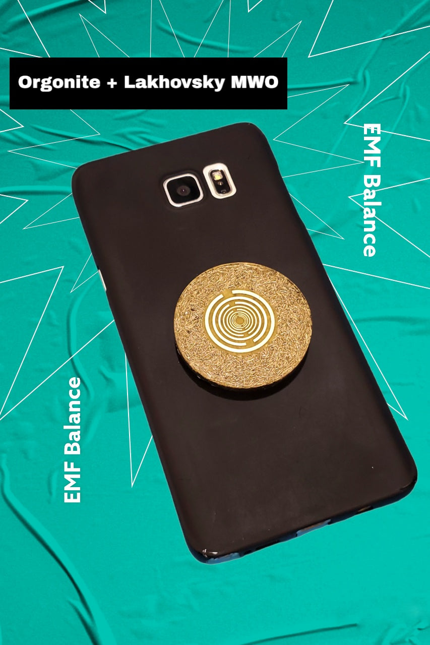 Phone Stand & Grip + EMF SHIELDING + Lakhovsky Antenna / Accessory cellphone