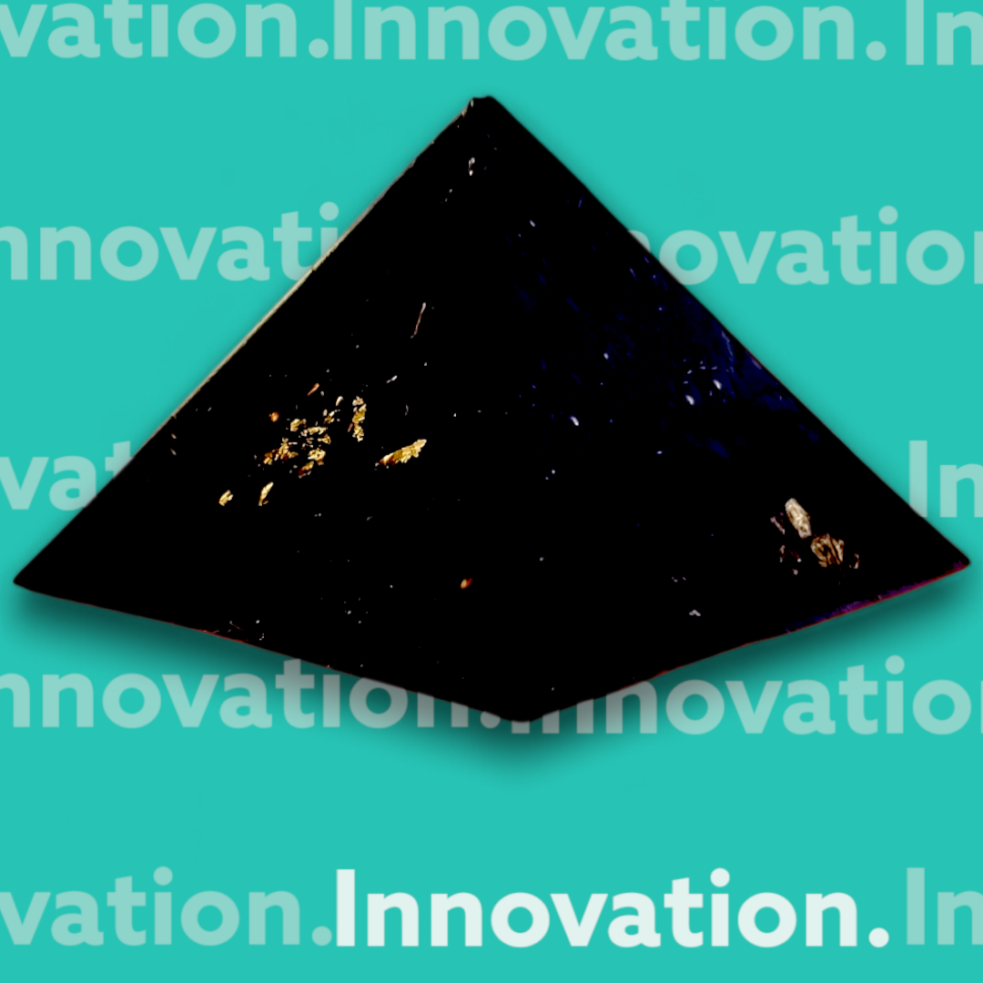 EMF Shielding/ Pyramid Small with shungite + Black Tourmaline