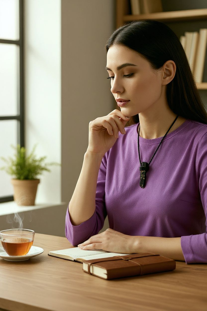 Pendant Orgonite (Inner- Peace) EMF shielding made with shungite and Tourmaline