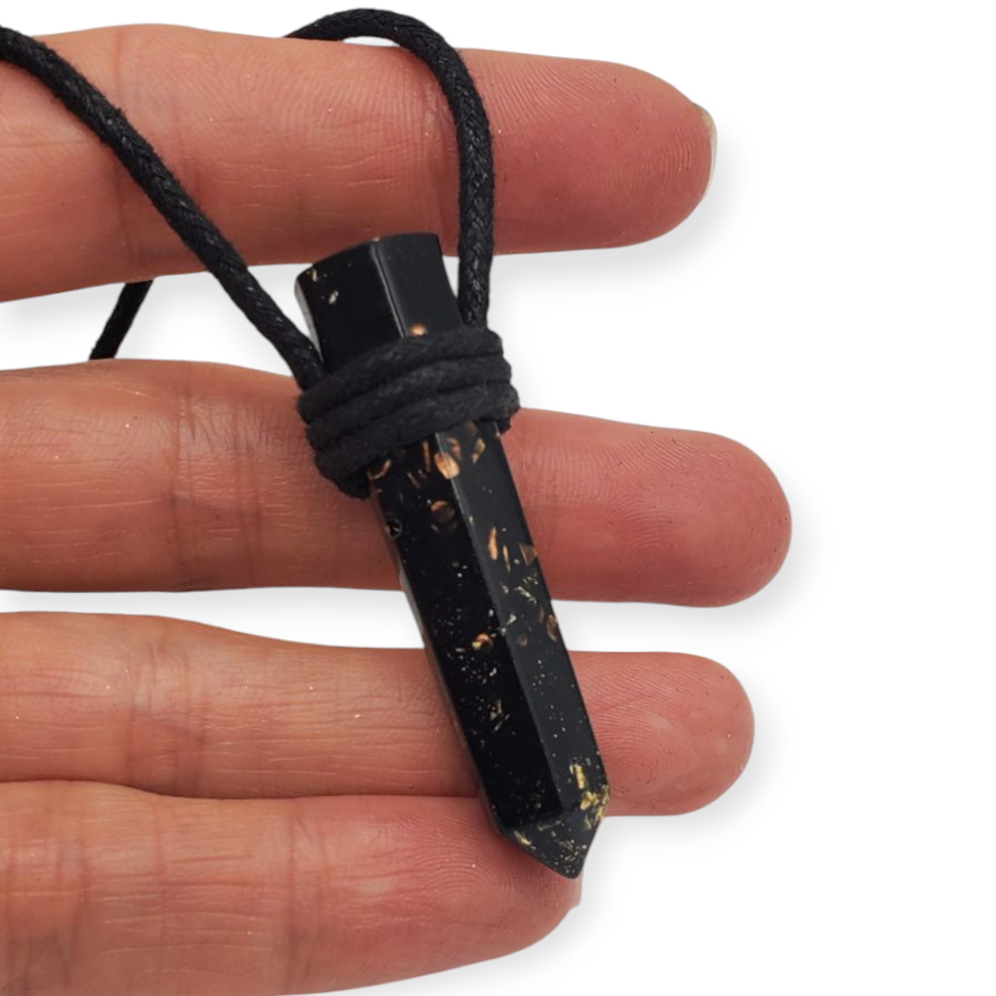 Pendant Orgonite (Inner- Peace) EMF shielding made with shungite and Tourmaline