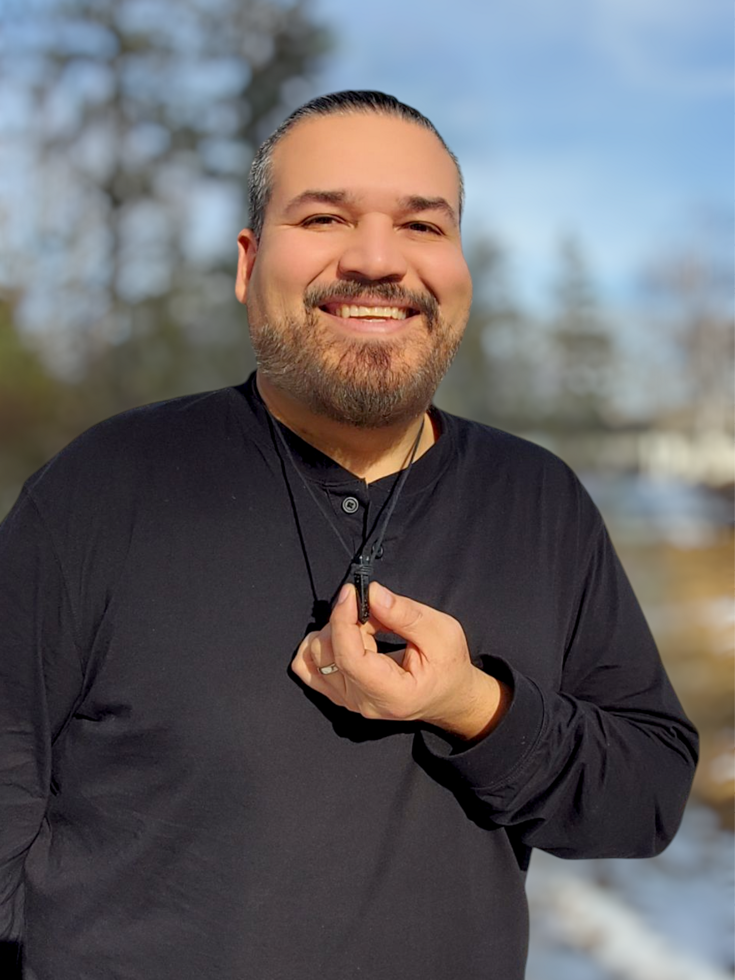 EMF Shielding Necklace - Adjustable 100% Orgonite Sphere with Boho-Style Braided