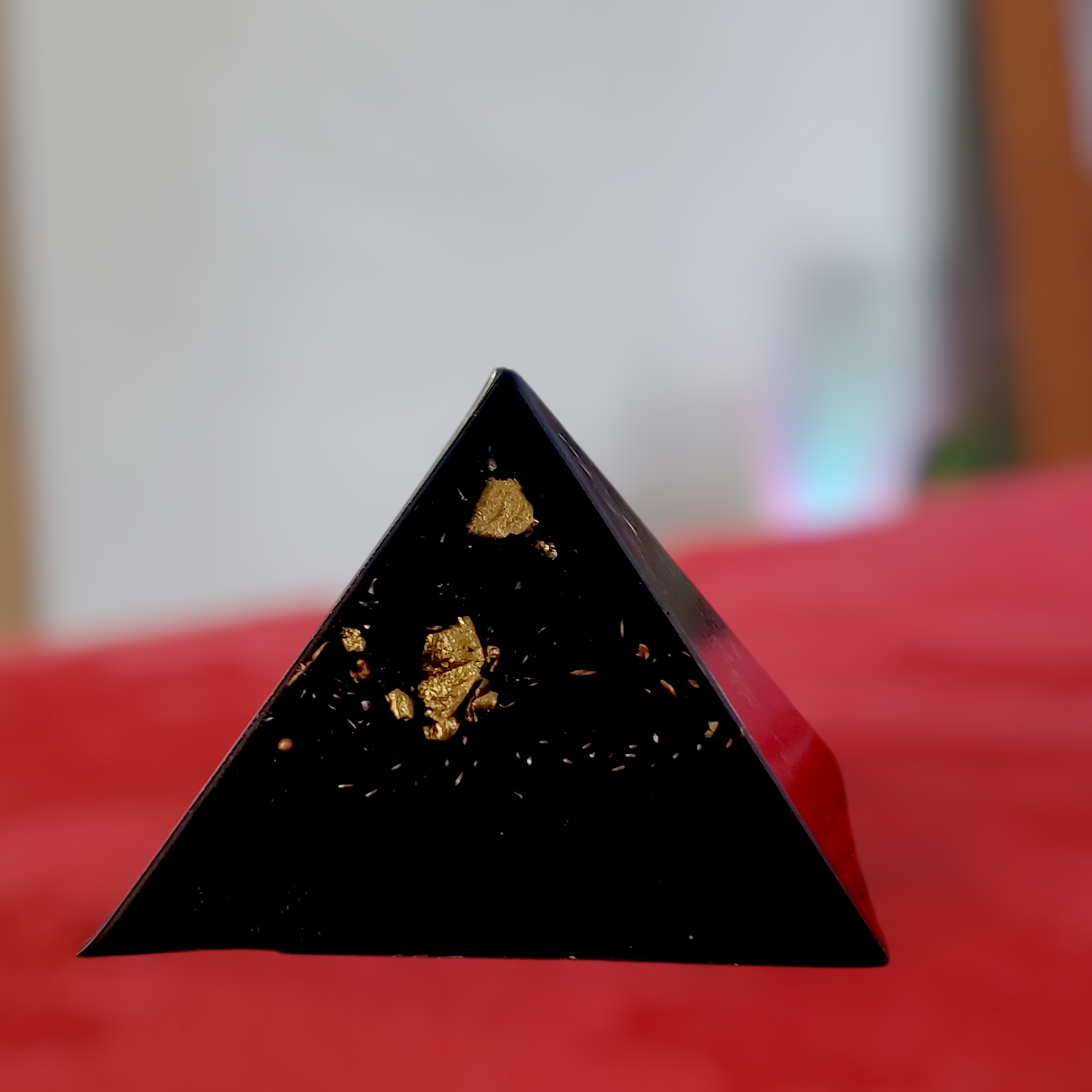 EMF Shielding/ Pyramid Small with shungite + Black Tourmaline