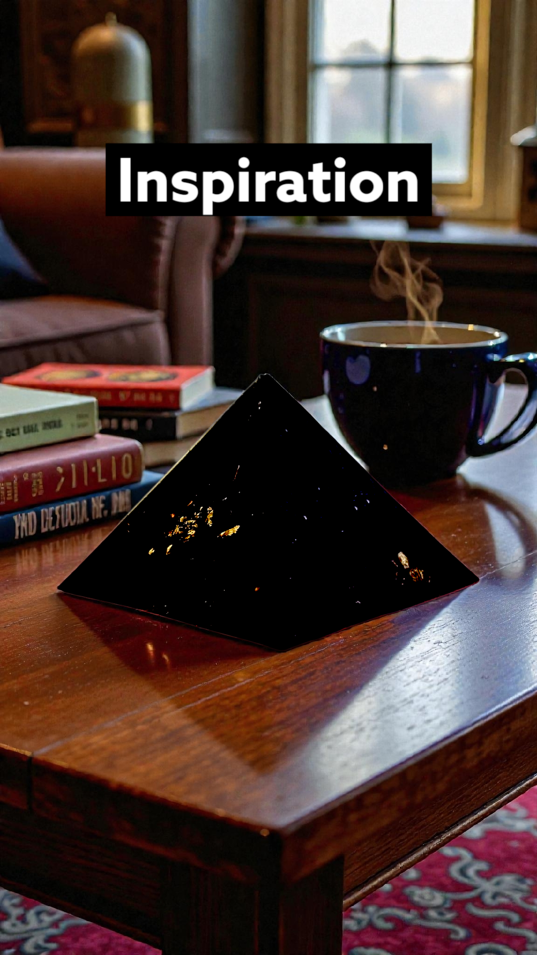 EMF Shielding/ Pyramid Small with shungite + Black Tourmaline