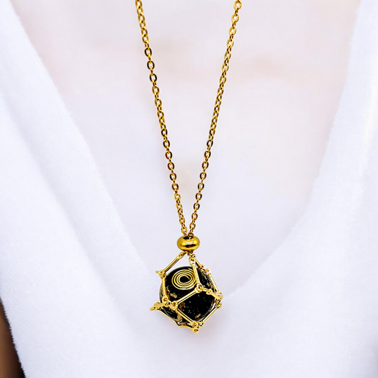 EMF SHIELDING Pendant Orgonite with Shungite + Black Tourmaline @SolyOrgon