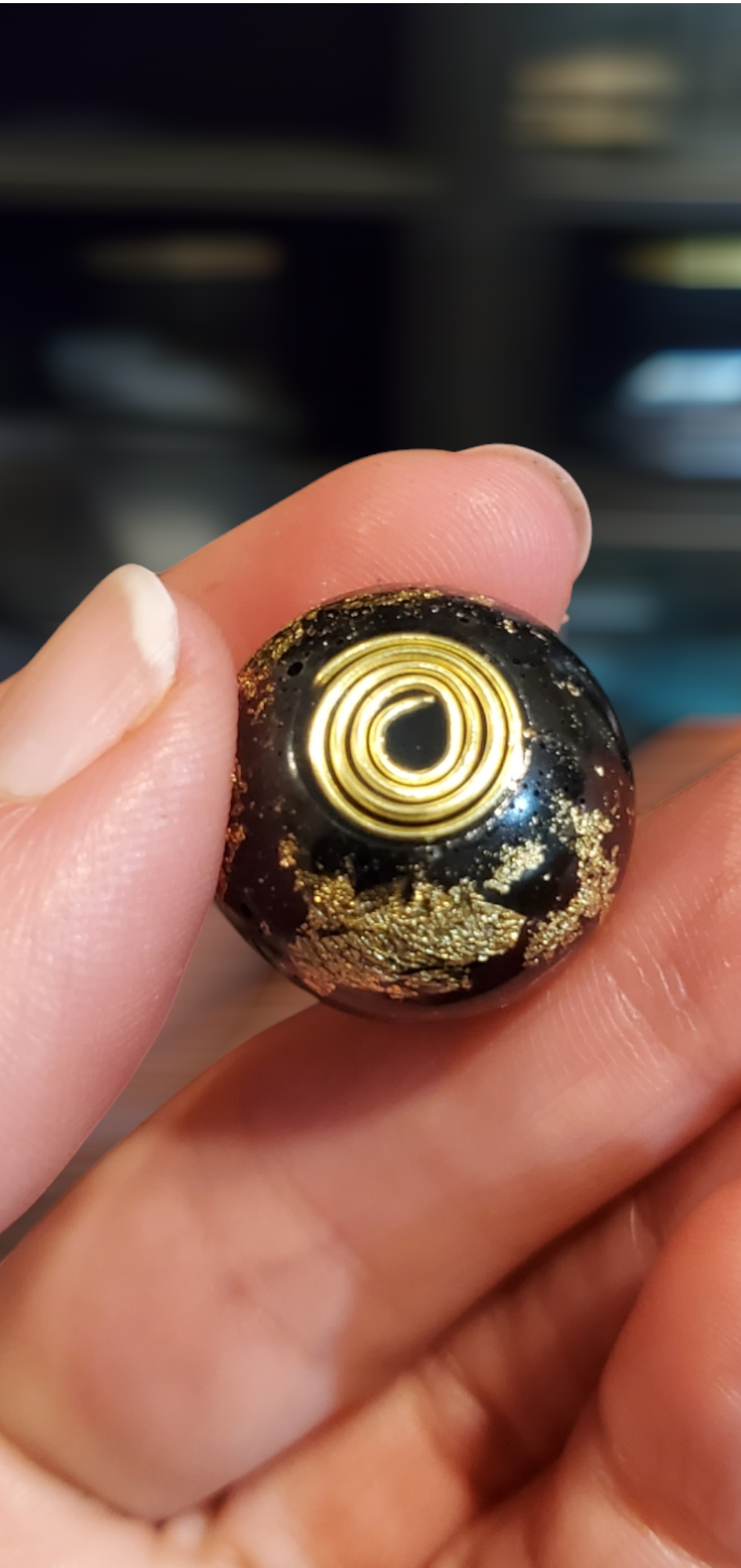 EMF SHIELDING Pendant Orgonite with Shungite + Black Tourmaline @SolyOrgon