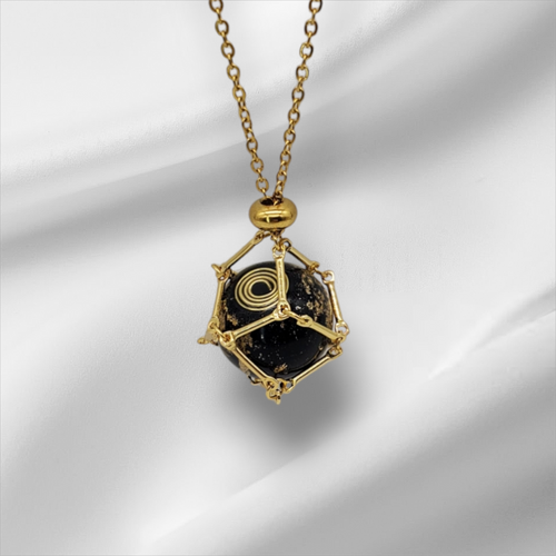 EMF SHIELDING Pendant Orgonite with Shungite + Black Tourmaline @SolyOrgon