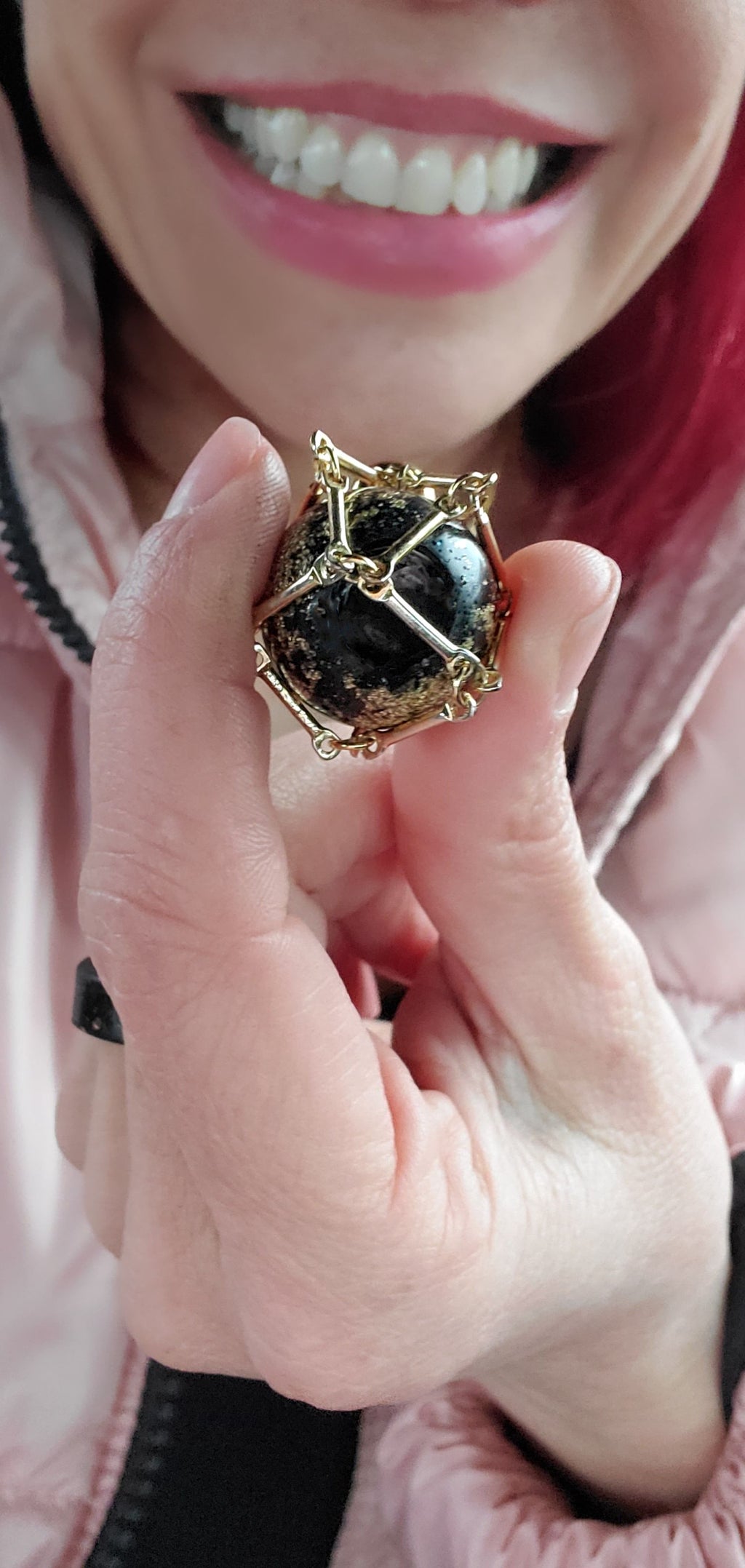 EMF SHIELDING Pendant Orgonite with Shungite + Black Tourmaline @SolyOrgon